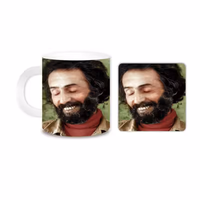 ماگ مدل سهراب سپهری کد 1145 به همراه زیر لیوانی