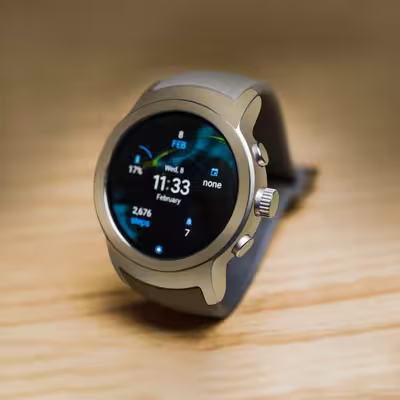 برچسب ماهوت طرح Matte Gold مناسب برای ساعت هوشمند ال جی Watch Sport