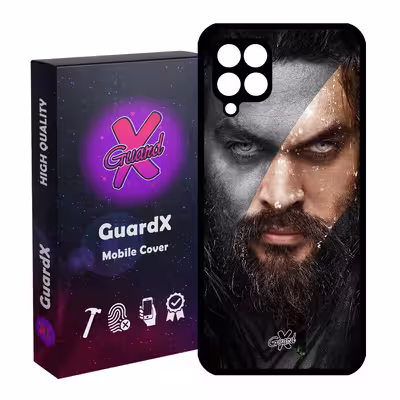 کاور گارد ایکس طرح Aqua Man مدل Glass10362 مناسب برای گوشی موبایل سامسونگ Galaxy A12