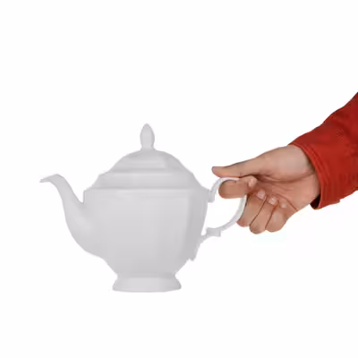 قوری چینی زرین ایران مدل نئوکلاسیک 