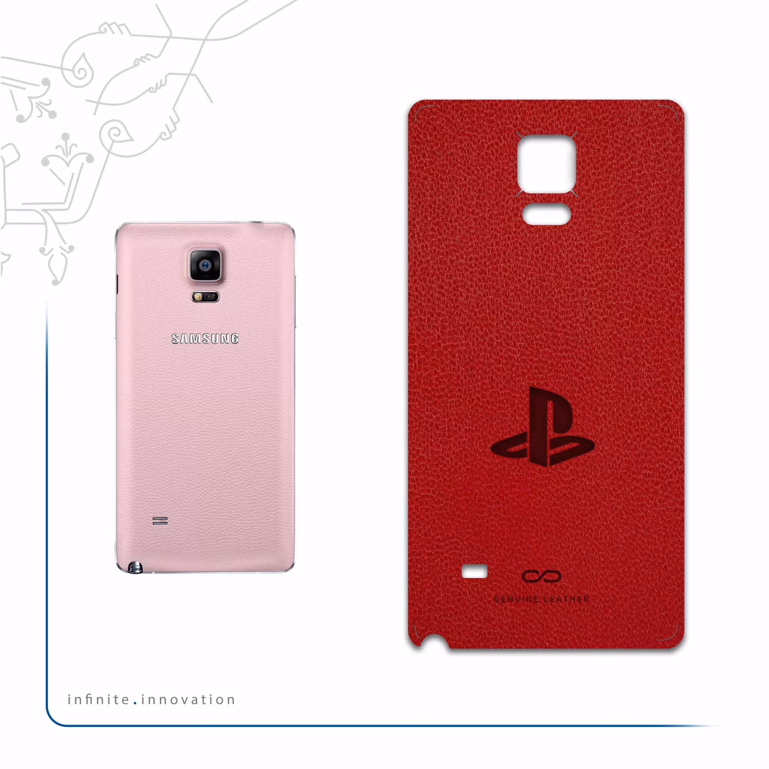 برچسب پوششی ماهوت مدل RL-PS مناسب برای گوشی موبایل سامسونگ Galaxy Note 4