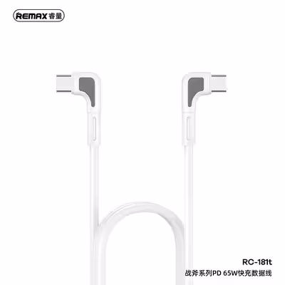 کابل USB-C ریمکس مدل RC 181t -90 degree طول 1 متر