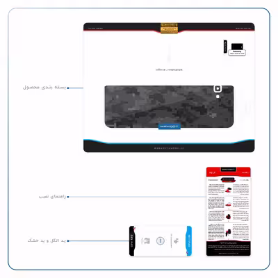 برچسب پوششی ماهوت مدل Night-Army-Pixel مناسب برای تبلت سامسونگ Galaxy Tab A 10.1 2016 T580
