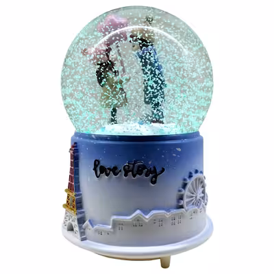 گوی موزیکال مدل پمپی Love Story کد PB2047