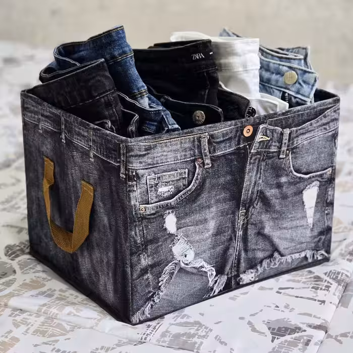 باکس طرح شلوار جین