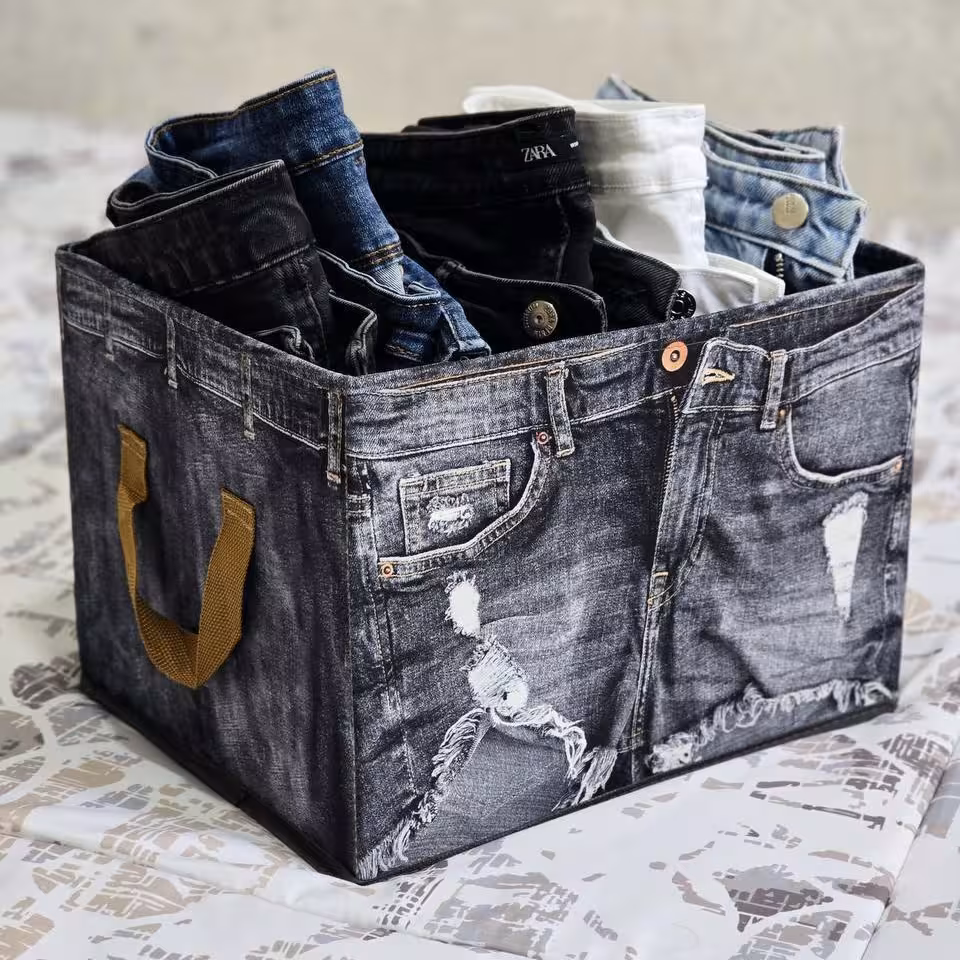 باکس طرح شلوار جین