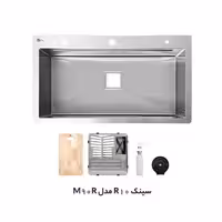 سینک ظرفشویی شعاع 10 در گوشه ها M90R