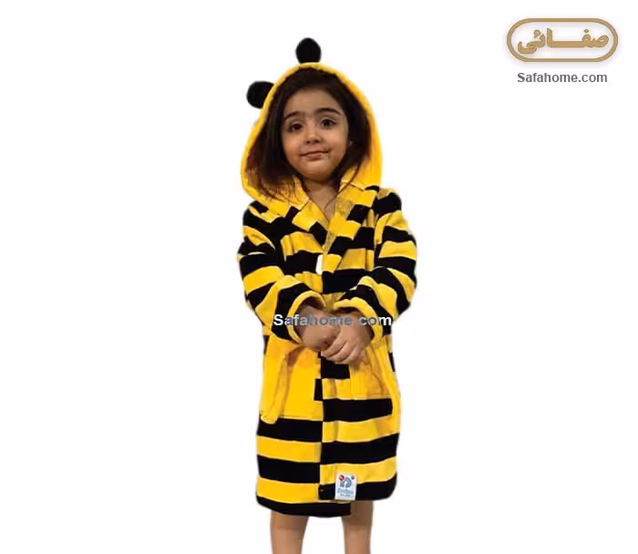 حوله تن پوش بچگانه طرح زنبور پودایران