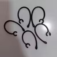 پشت گوش هدست مشکی