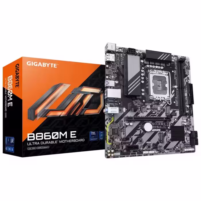 مادربرد گیگابایت مدل B860M E DDR5 با سوکت پردازنده LGA1851