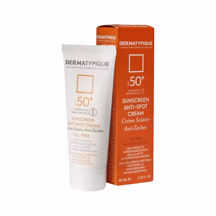 کرم ضد آفتاب ضد لک و روشن کننده SPF50 درماتیپیک بی رنگ 40 میلی لیتر | Dermatypique Sunscreen Anti Spot Cream