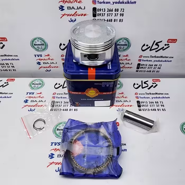 رینگ و پیستون ( پستان ) موتور طرح کلیک 150 و طرح ایروکس و NVX تکنو ( سایز 0.25 )