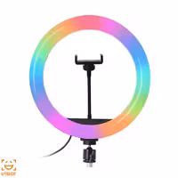 رینگ لایت آر جی بی RGB LED Soft Ring Light SP-10