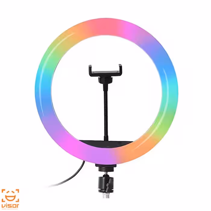 رینگ لایت آر جی بی RGB LED Soft Ring Light SP-10