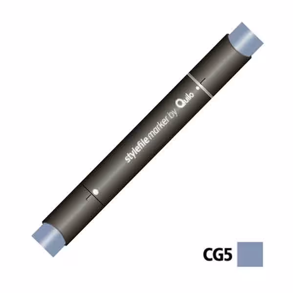 ماژیک راندو دوسر کوییلو کد CG5 مدل Stylefile (رنگ cool grey 5)