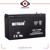 باتری یو پی اس 12ولت 7.2آمپر ساعت هیتاکو BATTERY HITACO 12V 7.2AH
