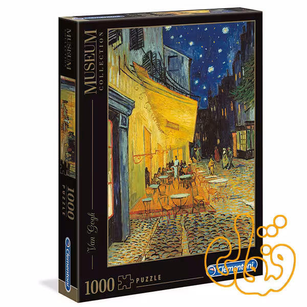 پازل کلمنتونی 1000 قطعه شب کافه تراس ون گوک Van Gogh Cafe Terrace At Night 31470