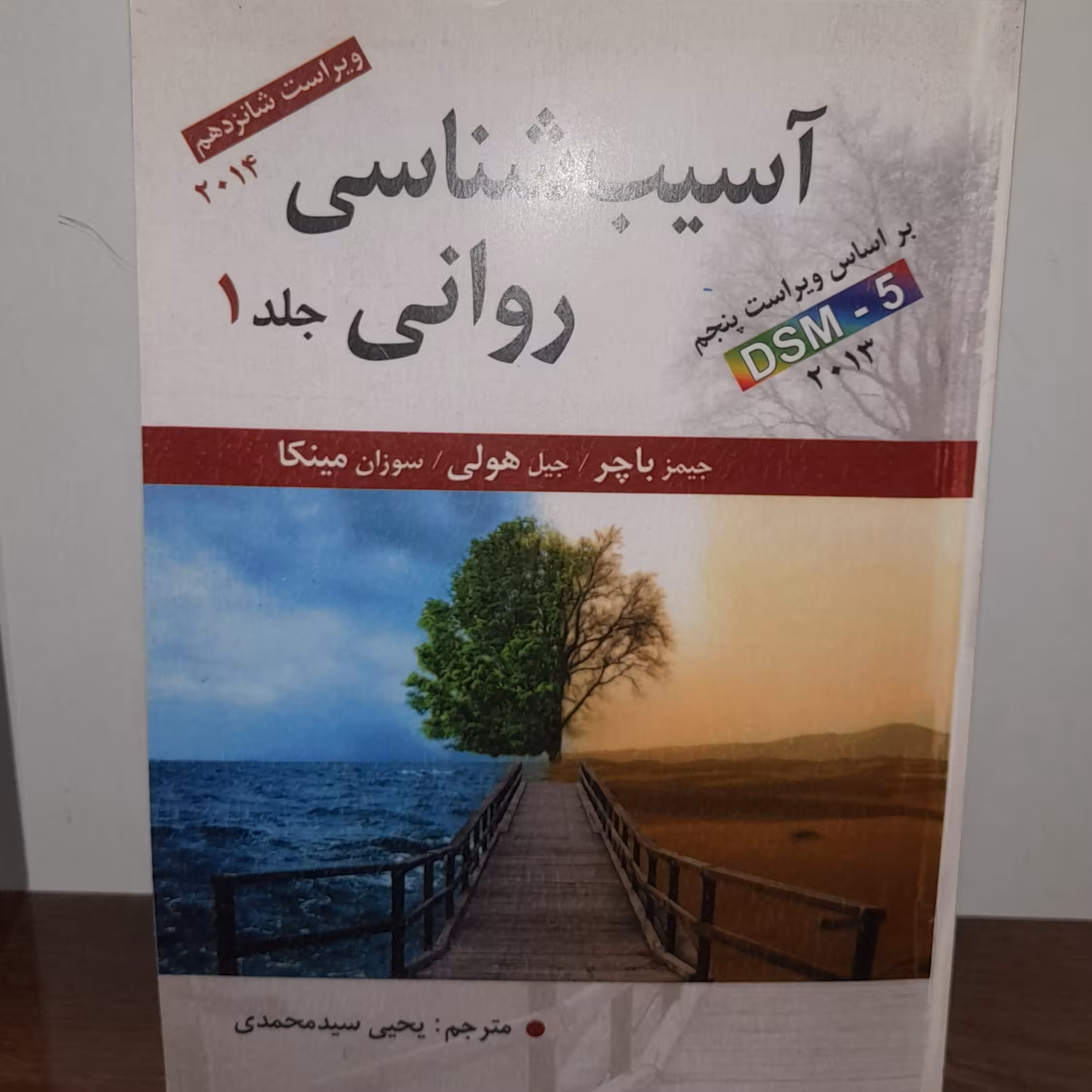 کتاب آسیب شناسی روانی بر اساس Dsm-5 نوشته جیمز باچر ترجمه یحیی سید محمدی جلد اول