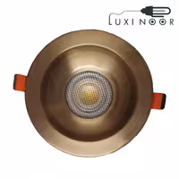 چراغ توکار اف ای سی مدل FEC-328-24W طلایی طرح پنتا