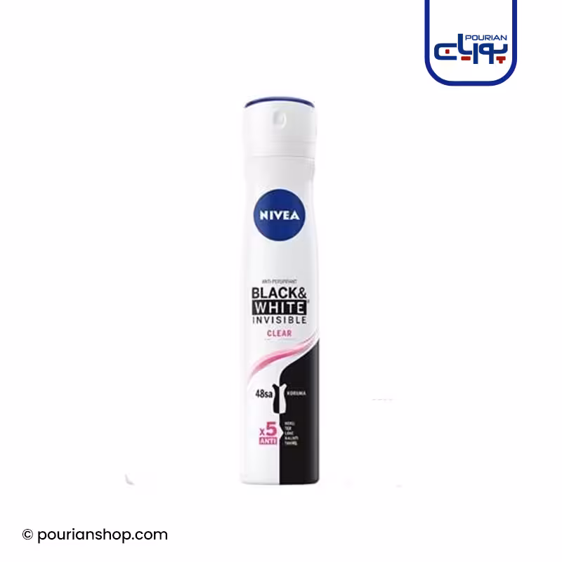 اسپری ضدتعریق زنانه بلک اند وایت کلیر نیوا حجم 200 میل