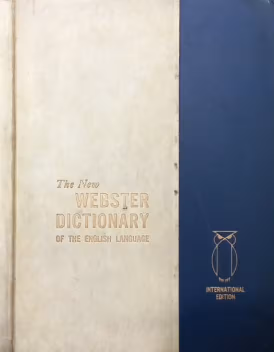 The New Webster Dictionary Of The English Language Volume II
