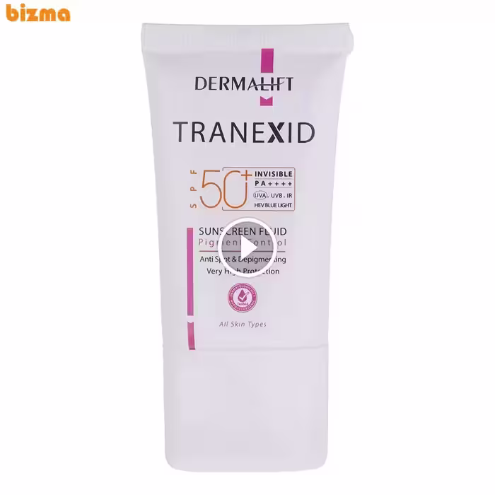 فلوئید ضد آفتاب SPF50 درمالیفت مدل Tranexid حجم 40 میلی لیتر