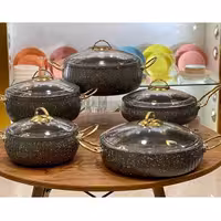 سرویس قابلمه ده پارچه خمره ای Eviz مشکی