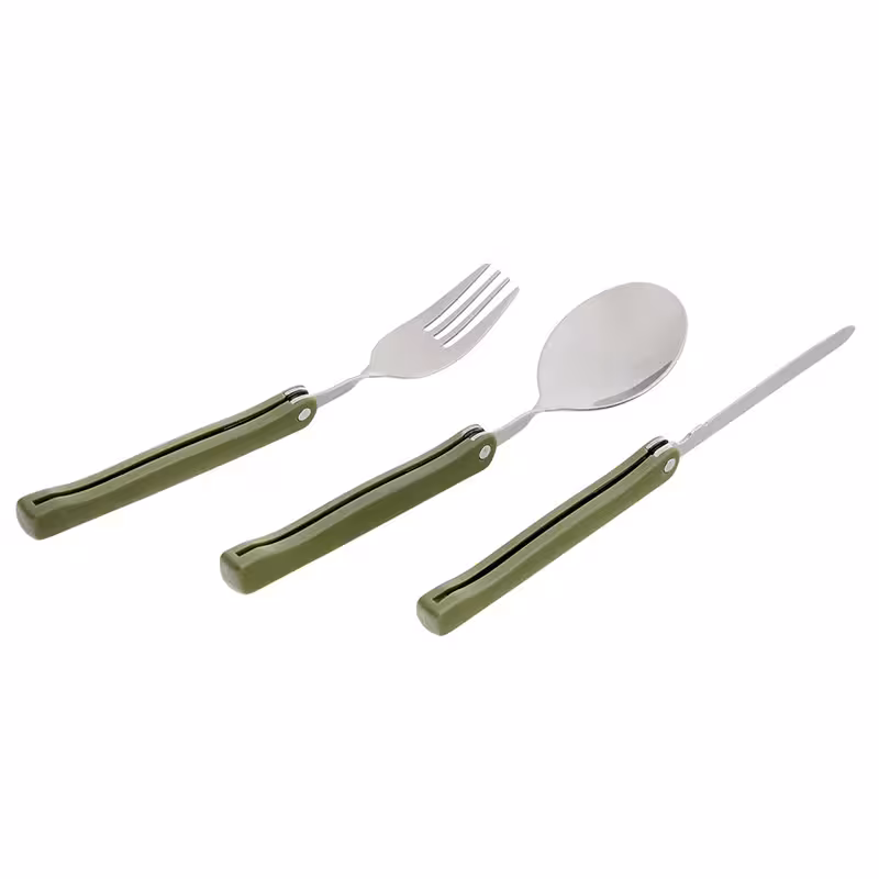 ست قاشق ، چنگال و کارد کوهنوردی مدل B120