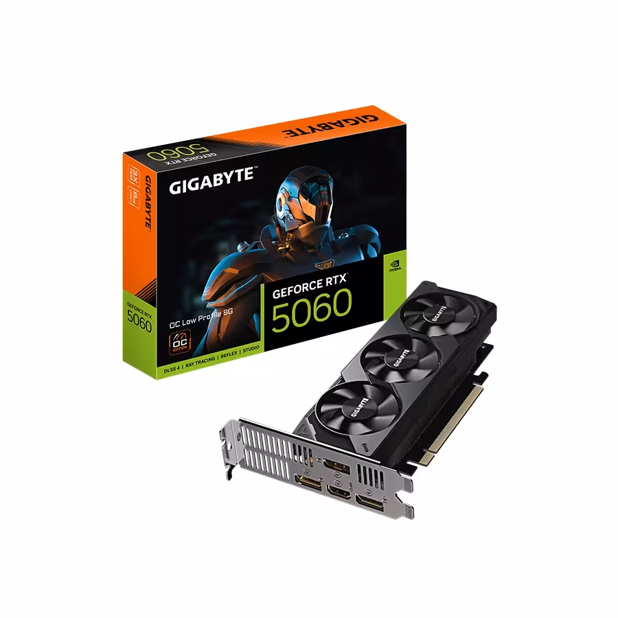 کارت گرافیک گیگابایت مدل GeForce RTX 5060 OC Low Profile 8GB GDDR7
