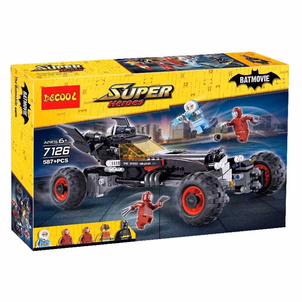 خرید لگو بتموبیل Decool 7126 - لگو ماشین بتمن