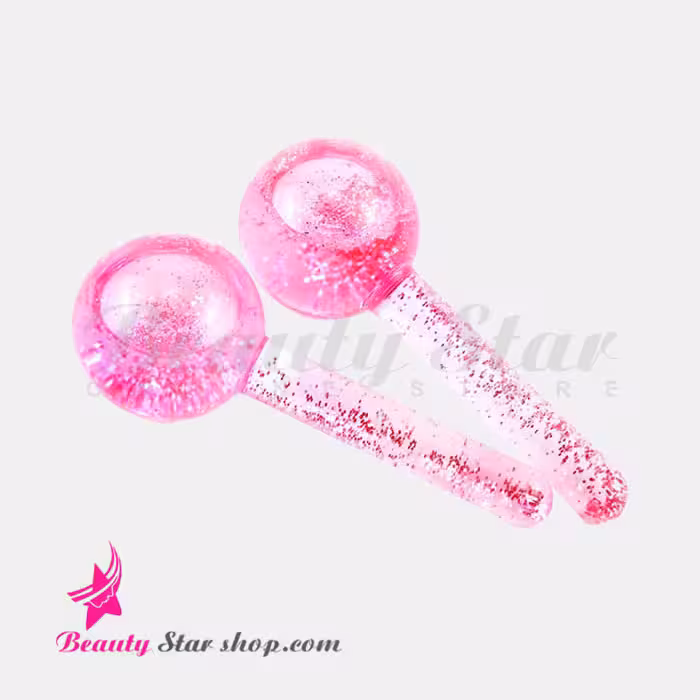 ماساژور صورت مدل گوی یخی اکلیلی بسته 2 عددی