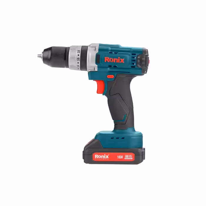 دریل پیچ گوشتی شارژی 16 ولت رونیکس مدل 8615
