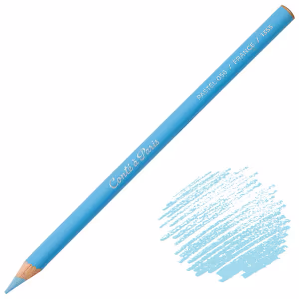 مداد پاستل کنته پاریس مدل pastel رنگ آبی آسمانی مدل 1355 کد 056