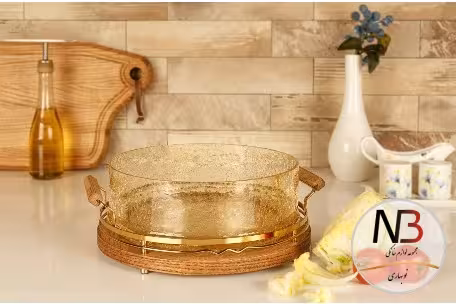 سالاد خوری بزرگ طلایی 412525 مدل کاریزما بی وی کی