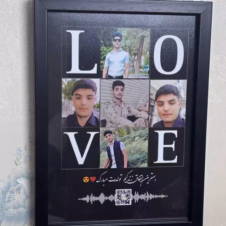 کادو-تابلو موزیکال love سایز 16.21