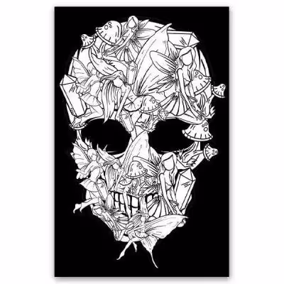 پوستر طرح اسکلت