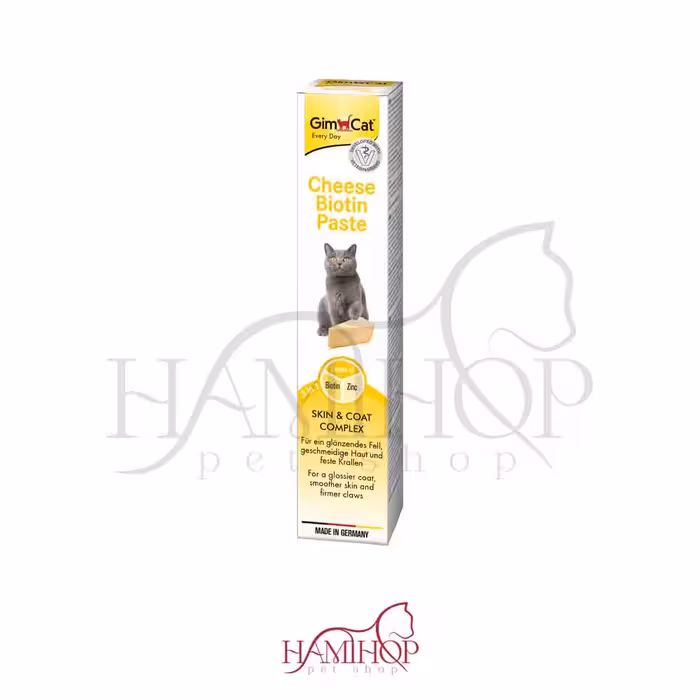 خمیر بیوتین پنیری گربه برند جیم کت وزن 50 گرم – GimCat Cheese Biotin Paste