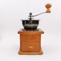 آسیاب قهوه دستی پایه چوبی