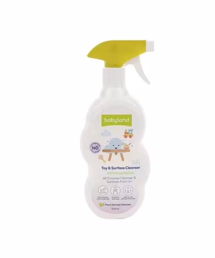 محلول پاک کننده سطوح و اسباب بازی  بی بی لند 500 میل