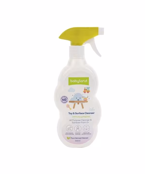 محلول پاک کننده سطوح و اسباب بازی  بی بی لند 500 میل