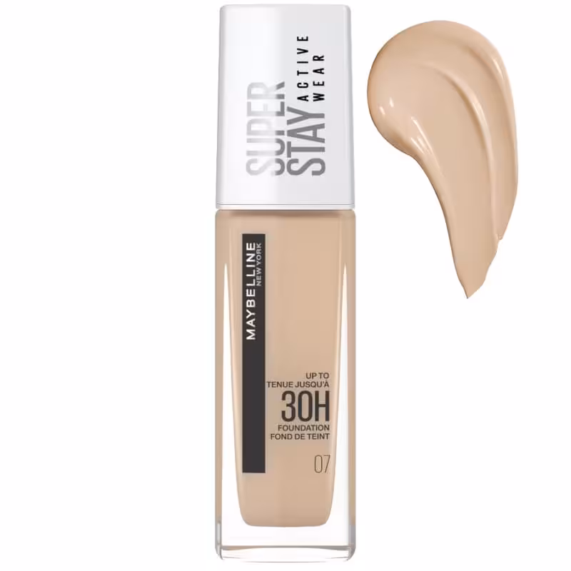 کرم پودر 30 ساعته Super Stay اورجینال میبلین شماره 07