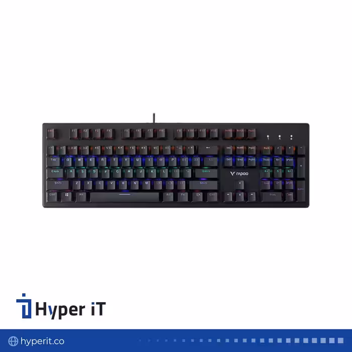 کیبورد سیم دار گیمینگ رپو مدل RAPOO V510C مشکی