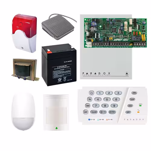 پکیج دزدگیر پارادوکس SP4000 برای طلا فروشی