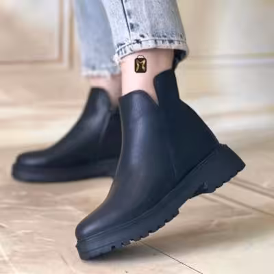 بوت زنانه نیم بوت زنانه پوتین زنانه کفش پائیزه زنانه کفش زمستونی زنان