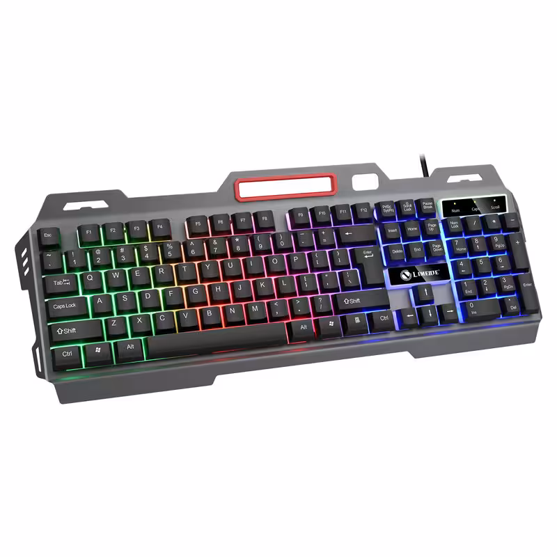 کیبورد مخصوص بازی لایماید مدل RGB-K19 کد MOBILE STAND-2024 | کالا مکس