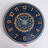 ساعت دیواری طرح دات ماندالا کاملا دست ساز و ضد آب 