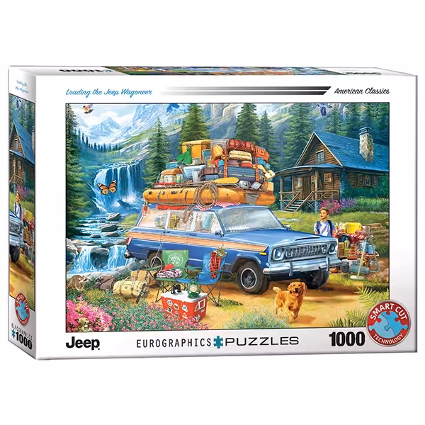 پازل 1000 تکه یوروگرافیکس Eurographics طرح جیپ واگونیر