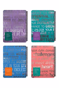 دفتر 100 برگ تایپ متالایز رحلی جلد سخت