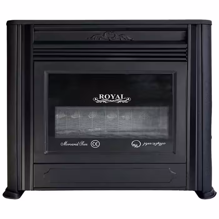 بخاری گازی مروارید سوز شرق طرح Royal Fireplace مدل 9000