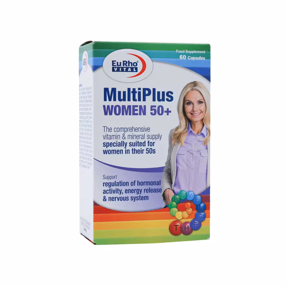 کپسول مولتی پلاس بالای 50 سال بانوان یوروویتال 60 عدد